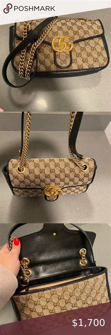 gucci momount bag|gucci marmont bag used.